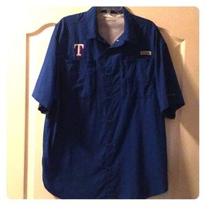 Columbia Texas rangers shirt xl